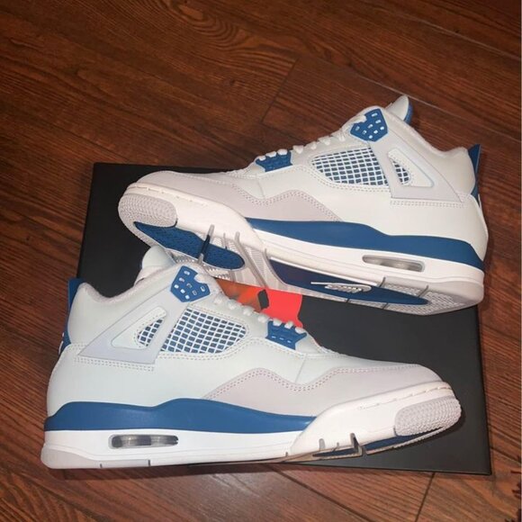 COPY - COPY - - DS New Air Jordan 4 Industrial Blue size 10.5 main image 6
